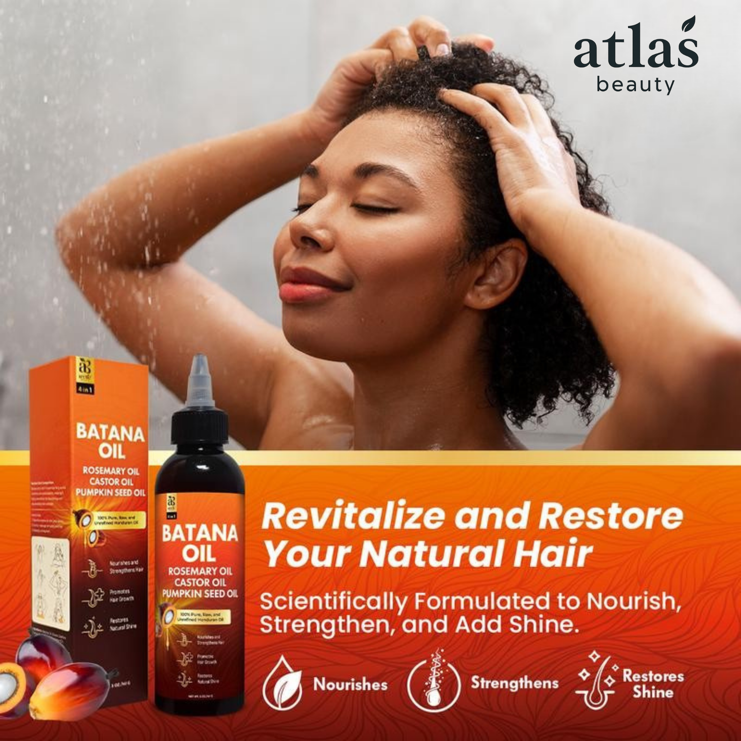 Batana Natural Hair Growth Oil (4-in-1 liquid)