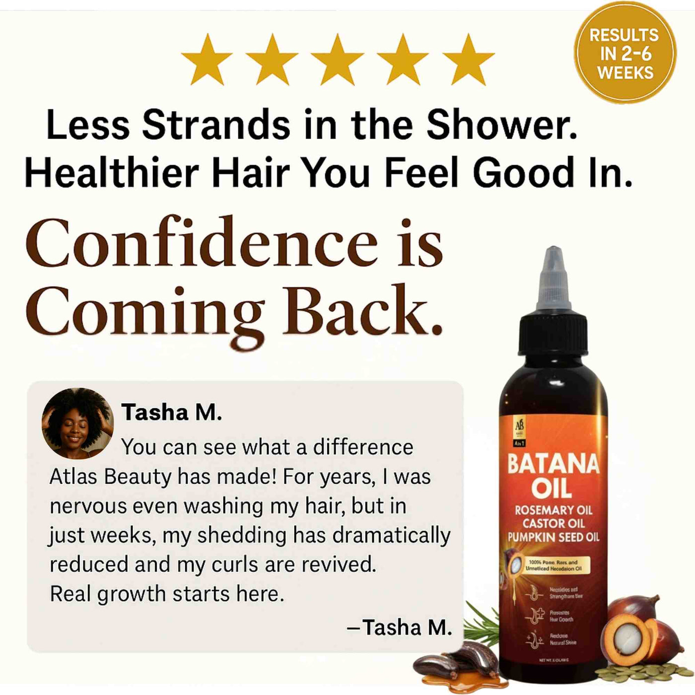 Batana Natural Hair Growth Oil (4-in-1 liquid)